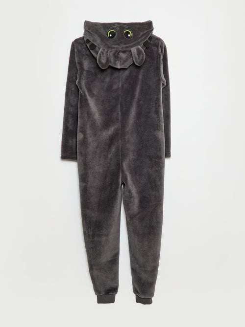 Combinaison de nuit 'Universal' 'Dragon' en polaire - Kiabi