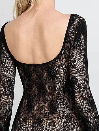 Combinaison dentelle magnifique - rougegorge lingerie