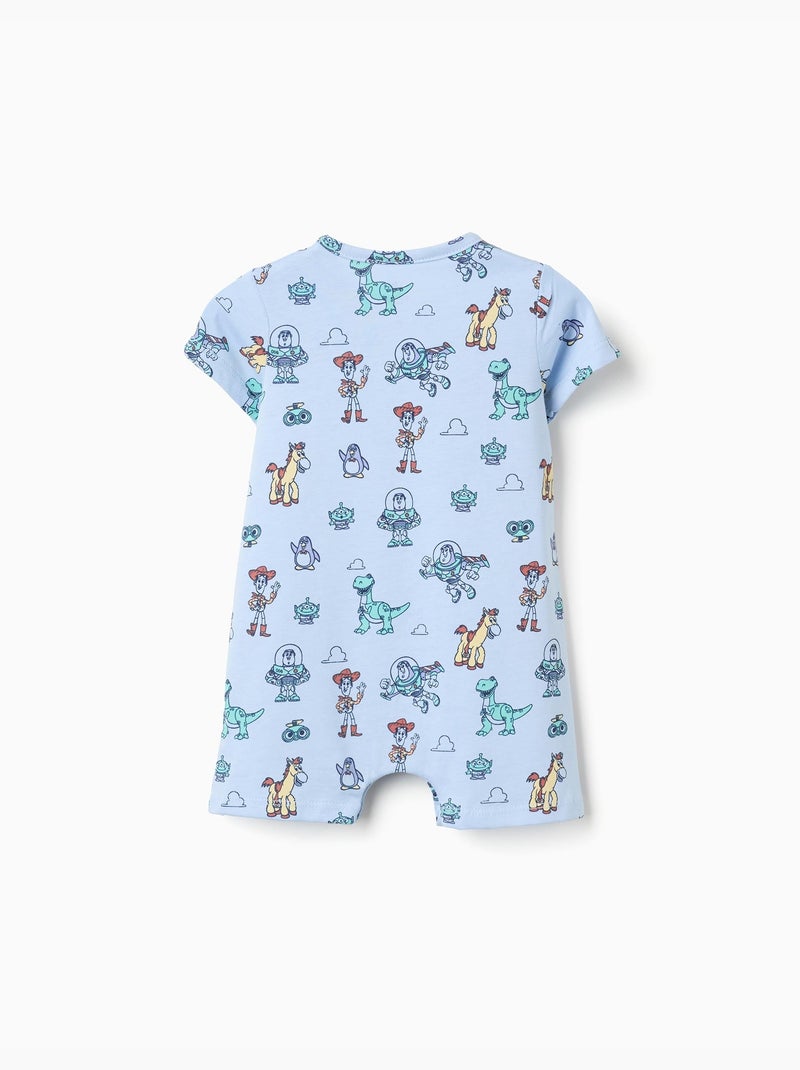 Combinaison en coton avec motif Toy Story Bleu clair - Kiabi