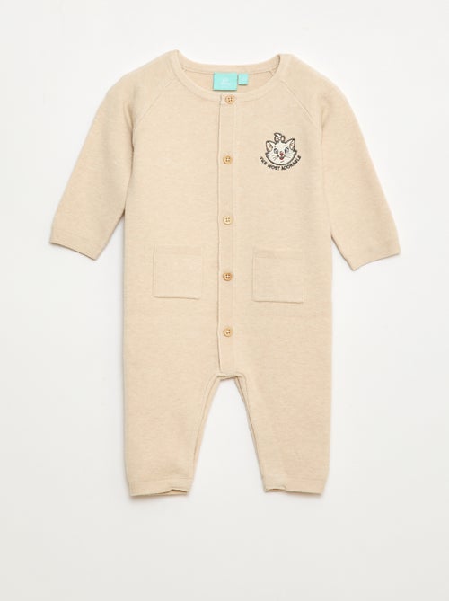 Combinaison en maille tricot 'Aristochats' 'Disney' - Kiabi