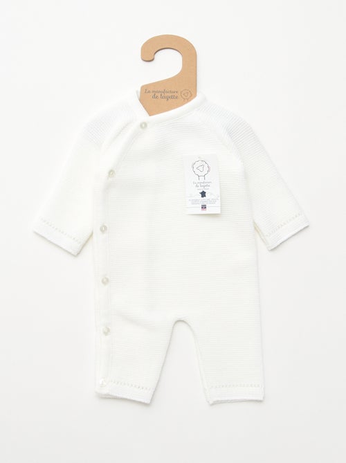 Combinaison en tricot 'La manufacture de Layette' - Kiabi