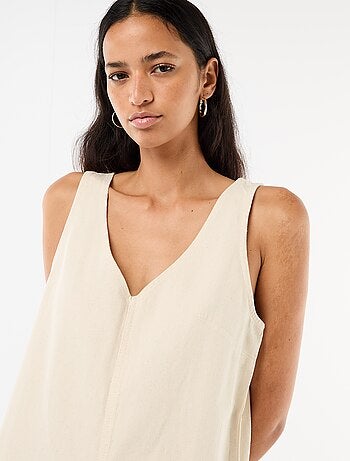 Combinaison large sans manches