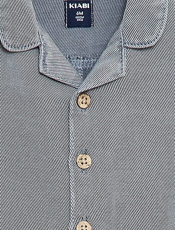 Combinaison longue avec col chemise relax fit