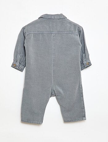 Combinaison longue avec col chemise relax fit