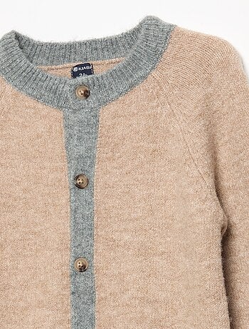 Combinaison longue bicolore en tricot