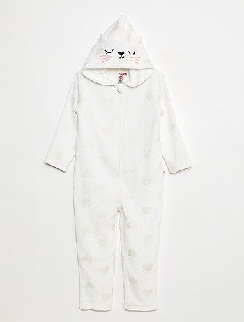 Combinaison longue de nuit en polaire