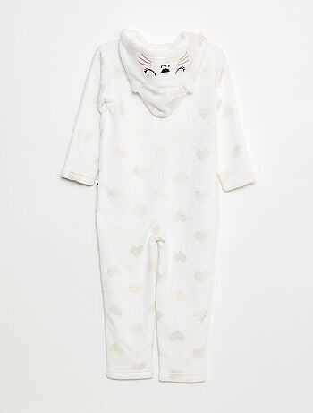 Combinaison longue de nuit en polaire