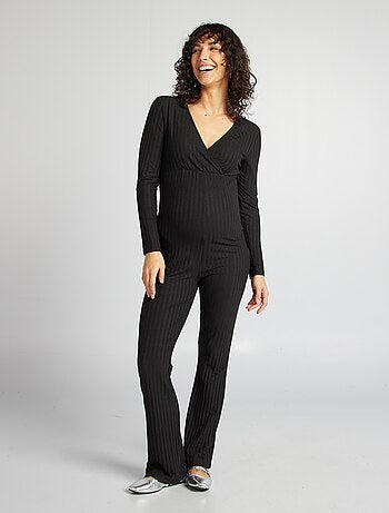 Combinaison longue en maille côtelée 'Only maternity'