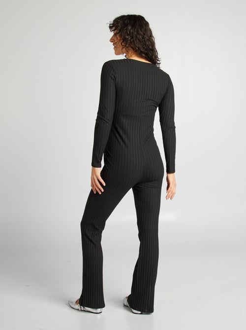 Combinaison longue en maille côtelée 'Only maternity' - Kiabi