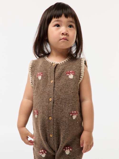 Combinaison longue en maille - Kiabi