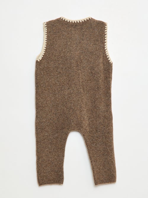 Combinaison longue en maille - Kiabi