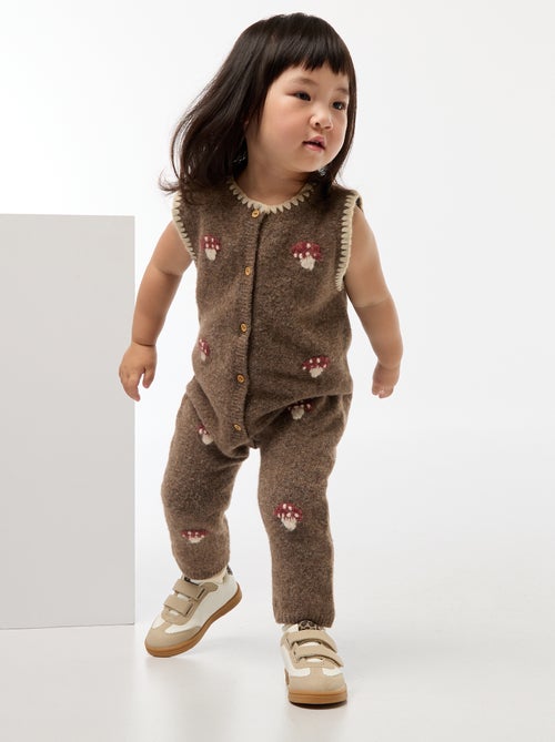 Combinaison longue en maille - Kiabi