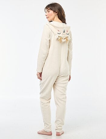 Combinaison longue en polaire animée Rêne