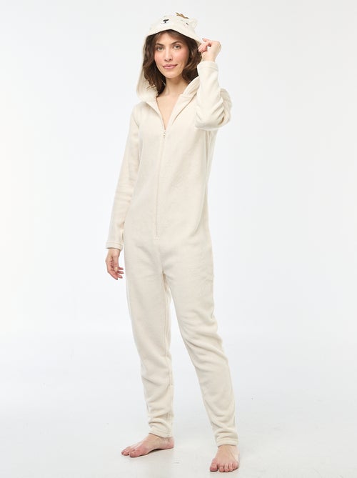 Combinaison longue en polaire animée Rêne - Kiabi