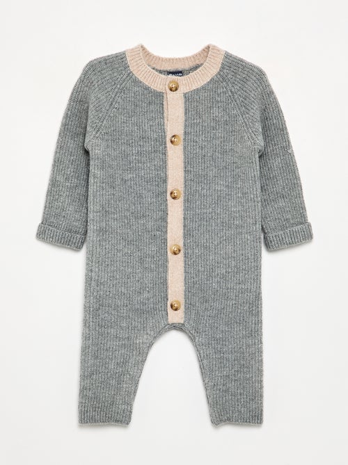 Combinaison longue en tricot - Kiabi