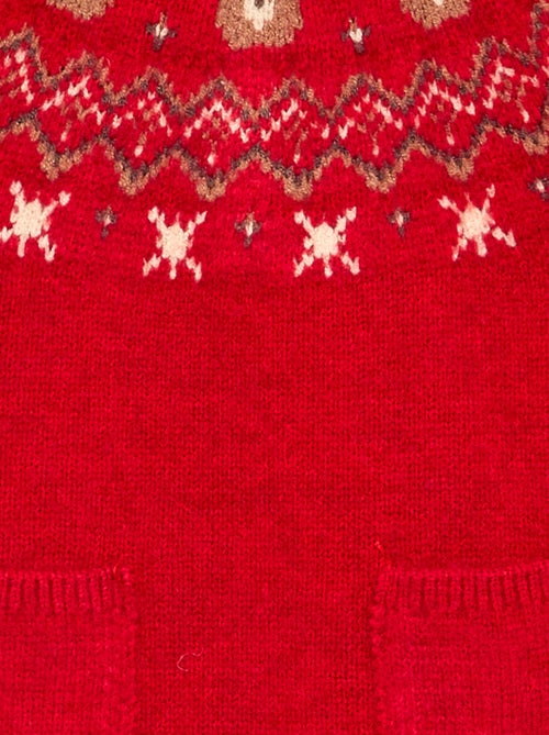 Combinaison longue en tricot jacquard - Kiabi