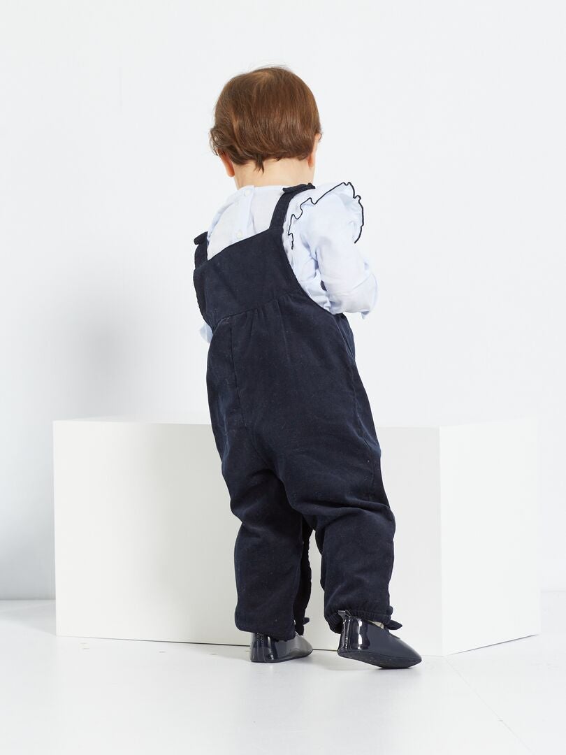 Combinaison Pantalon Marine Rayures Bleu et Blanc | Absolème