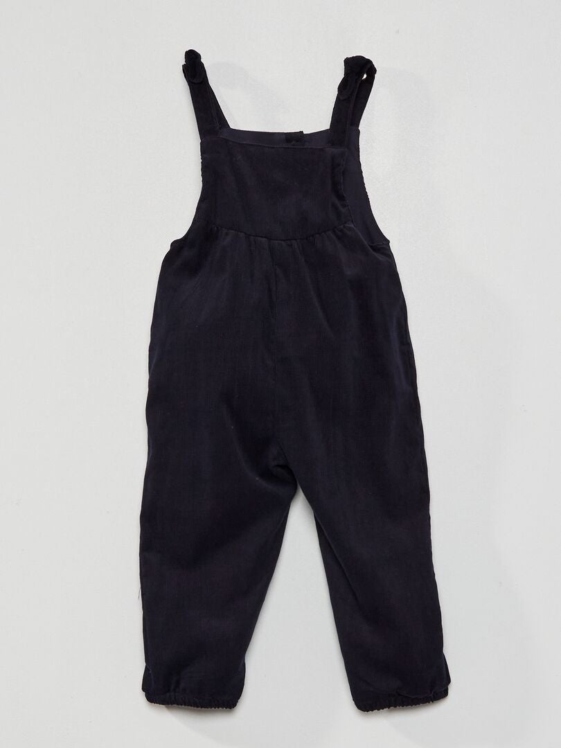Combinaison (playsuit) En Velours Bleu Oversize - Col Haut - Taille S (convient 12/14) - Marque Missguided - Neuf Sans étiquettes