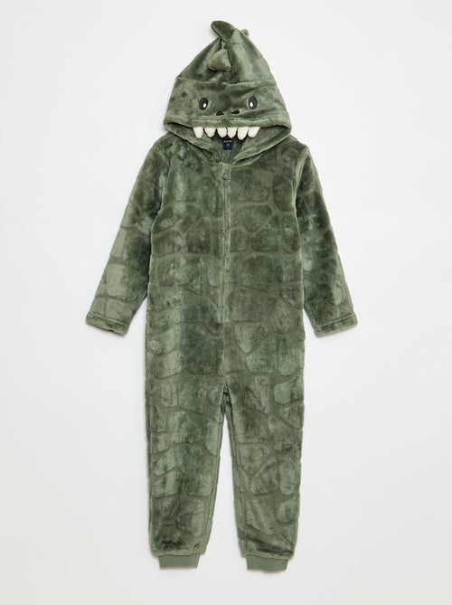 Combinaison nuit à capuche animée - Kiabi