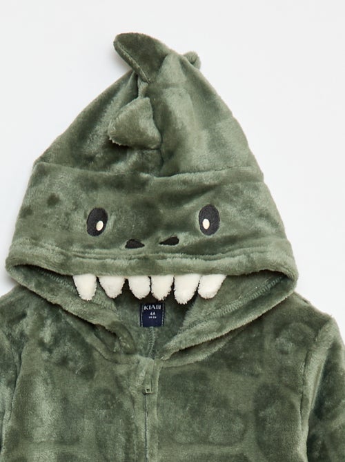 Combinaison nuit à capuche animée - Kiabi