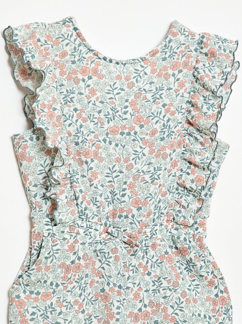 Combinaison pantalon à manches courtes - Kiabi