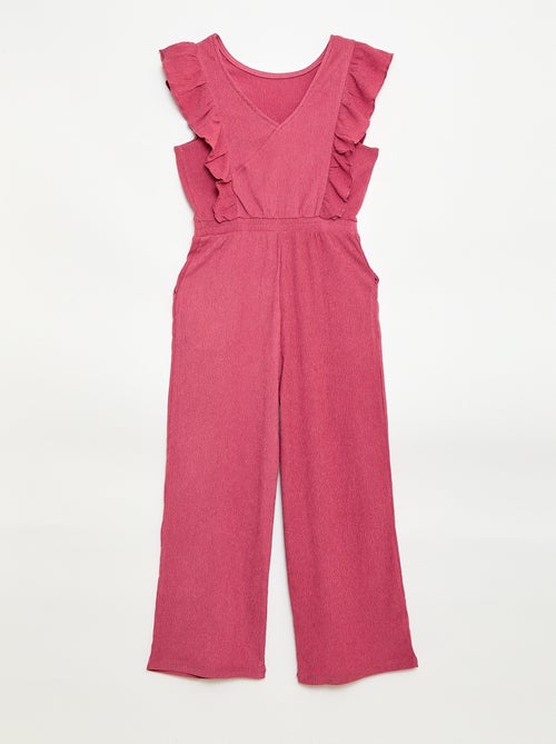 Combinaison pantalon à manches courtes - Kiabi