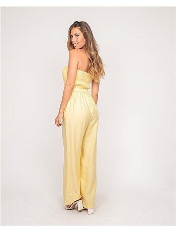 Combinaison pantalon bustier evilia