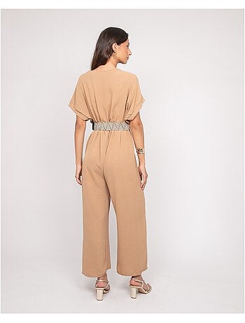 Combinaison pantalon cache-coeur evala