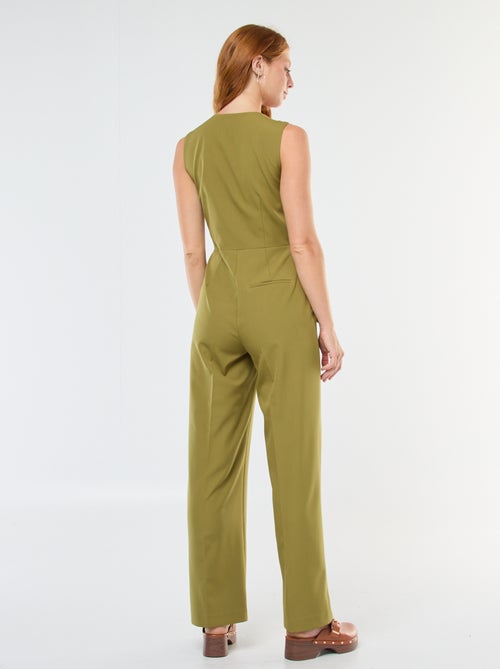 Combinaison pantalon haut gilet uni - Kiabi