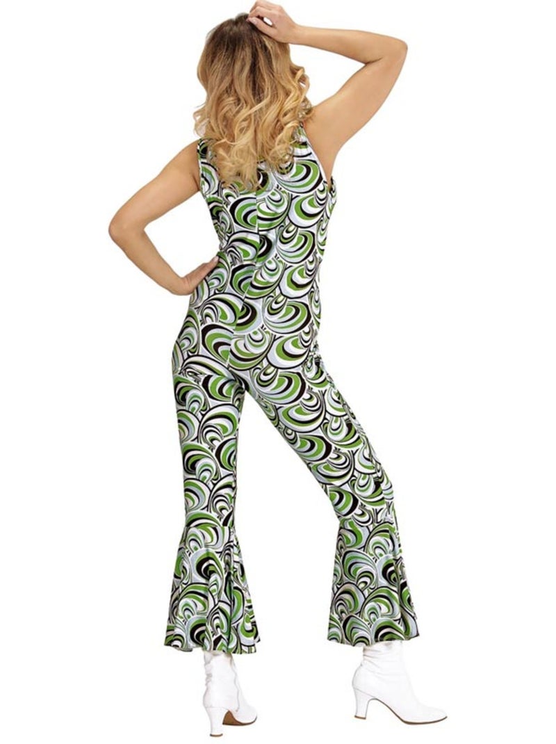 Combinaison-pantalon style années 70 Multicolore - Kiabi