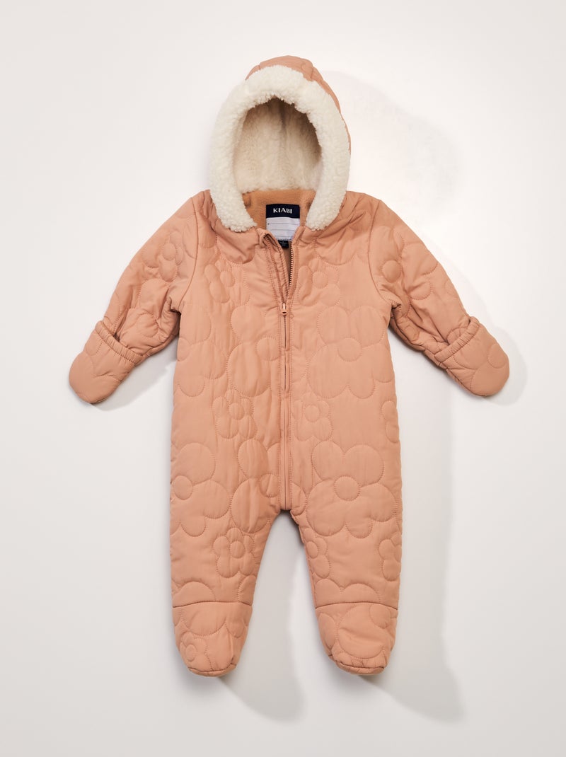 Combinaison pilote à capuche Rose - Kiabi
