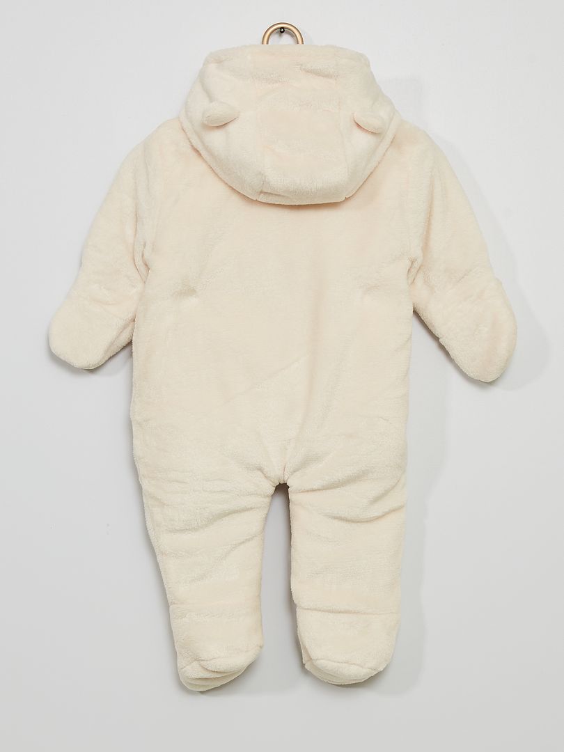Combinaison De Neige Bébé WYTbaby - Capuche à Oreilles, Fermeture Intégrale - Taille 3 à 24 Mois