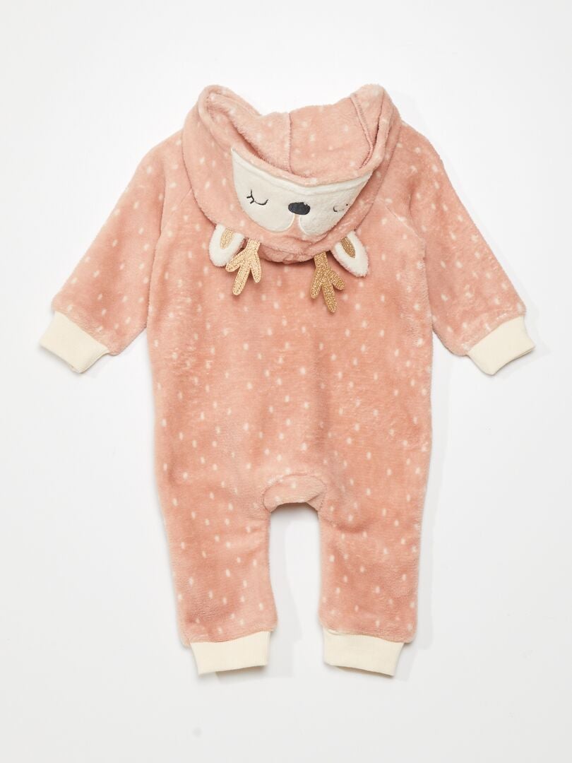 Combinaison Pyjama Bébé Forme Animal à Capuche Hiver Chaud