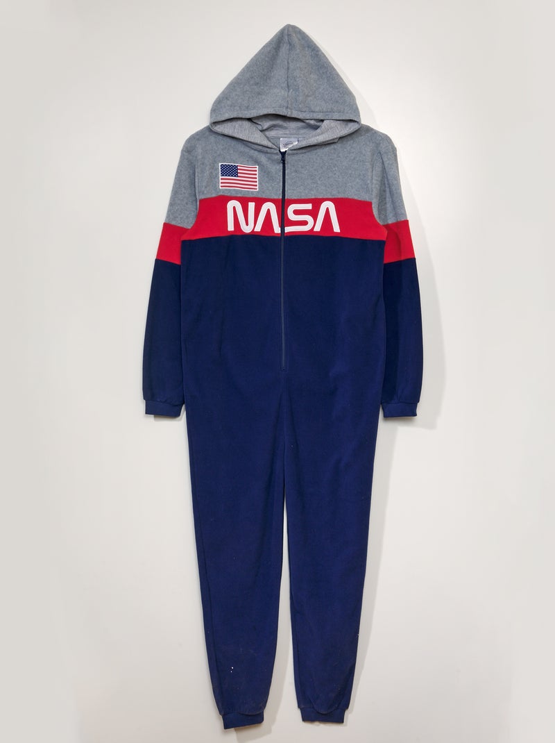 Combinaison polaire 'NASA' Bleu/gris - Kiabi