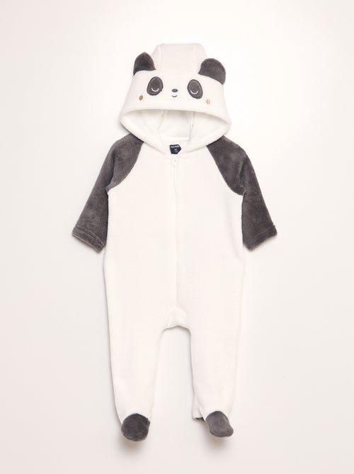 Combinaison polaire 'panda' - Kiabi