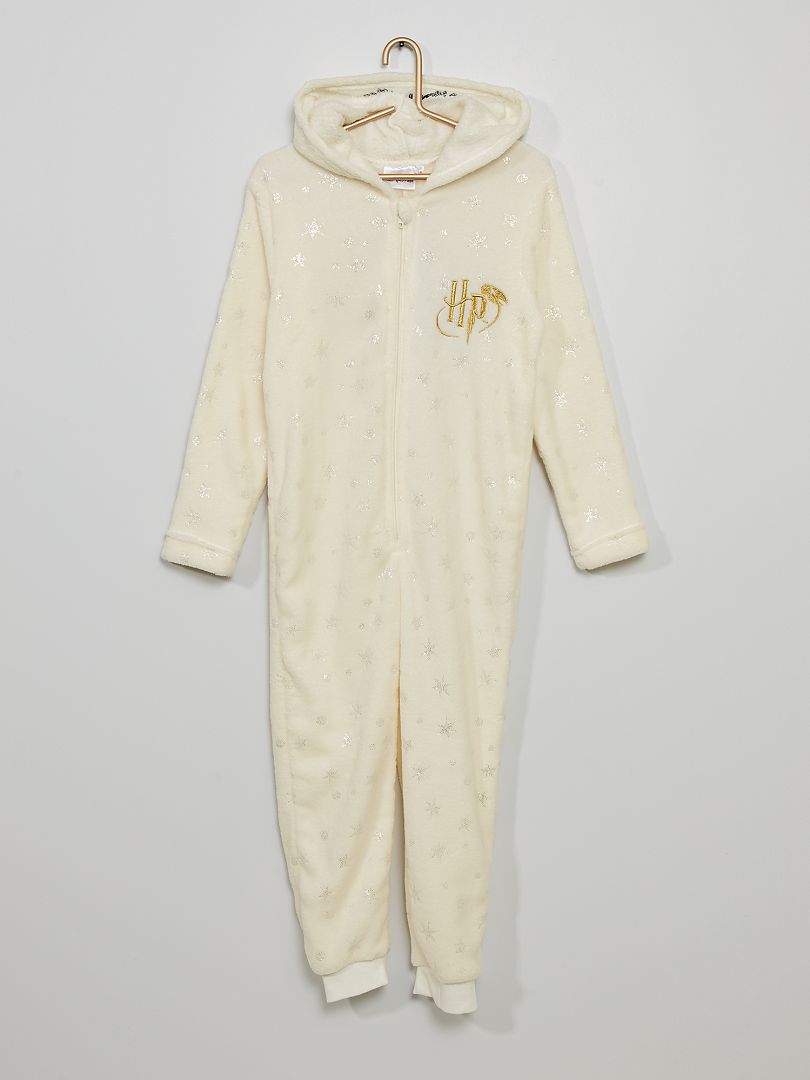 Combinaison Pyjama Polaire Harry Potter Beige Kiabi