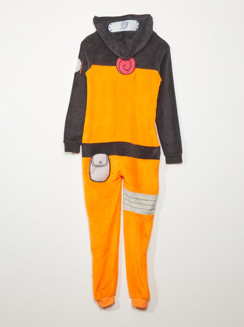 Combinaison pyjama polaire 'Naruto' Orange - Kiabi