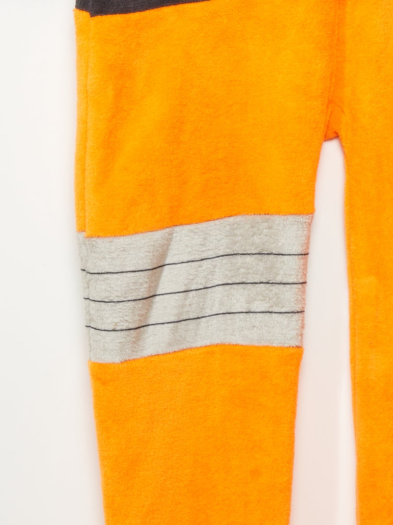 Combinaison pyjama polaire 'Naruto' Orange - Kiabi