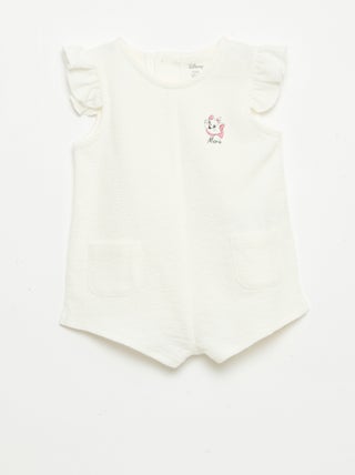 Combinaison short en baby Terry