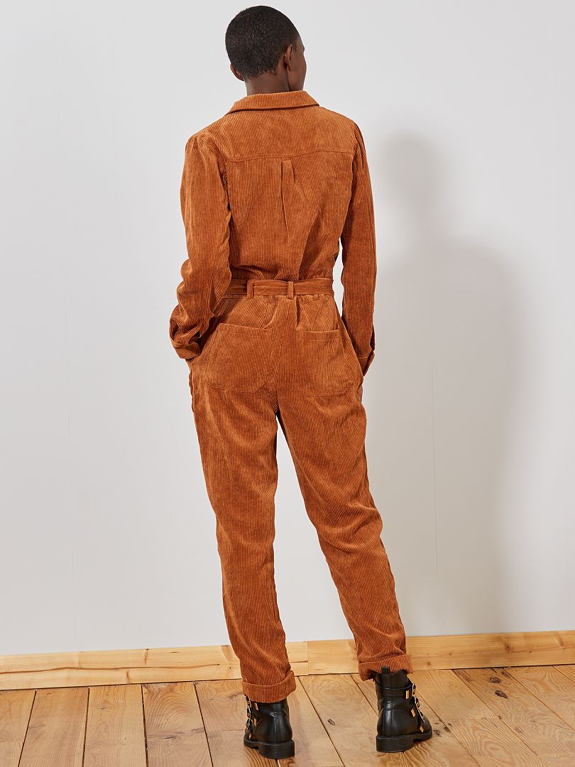 Pantalon D'équitation Femme Sonnenreiter En Velours Côtelé Marron Taille 42 US 11, Occasion