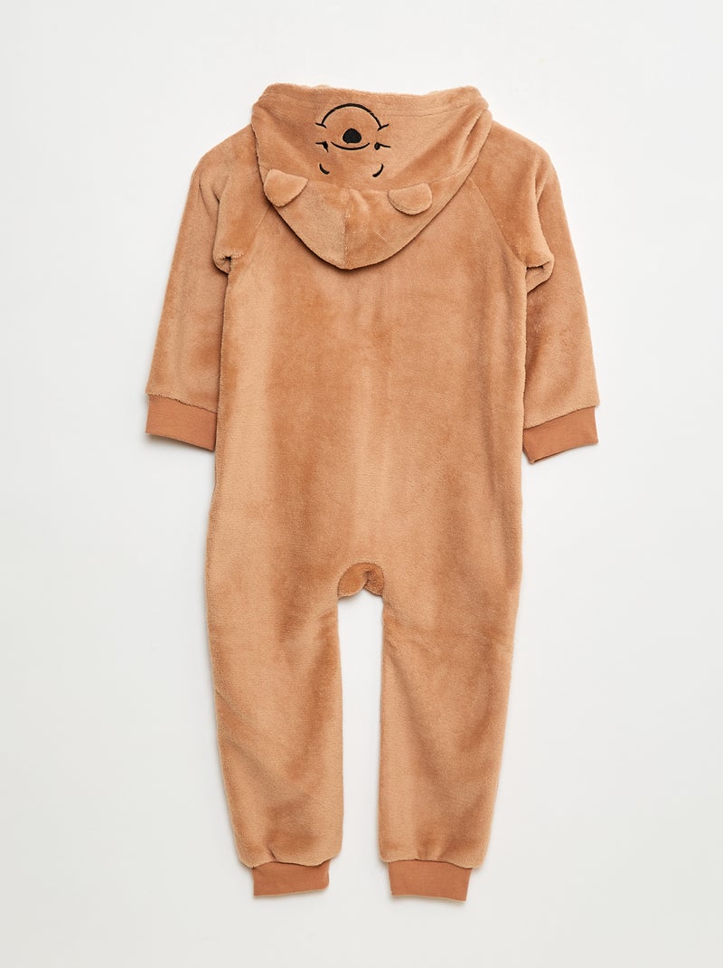 Combinaison 'Winnie' 'Disney' en polaire ultra-doux Beige - Kiabi