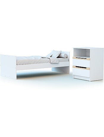Combiné lit bébé évolutif en bois carrousel