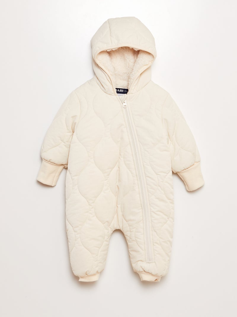 Combipilote doublée effet moutonné Beige - Kiabi