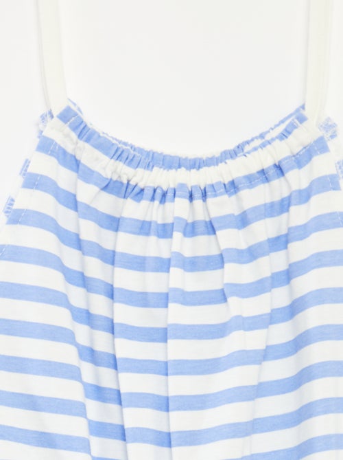 Combishort à bretelles avec imprimé - Kiabi