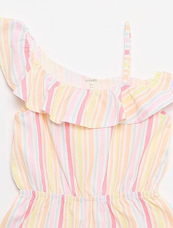 Combishort avec col asymétrique