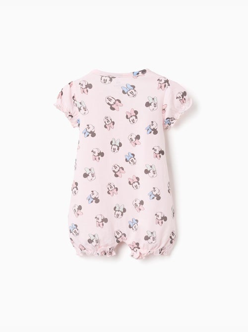 Combishort en coton avec motif Minnie - Kiabi