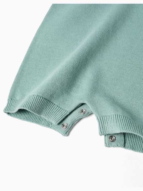 Combishort en maille à rayures - Kiabi