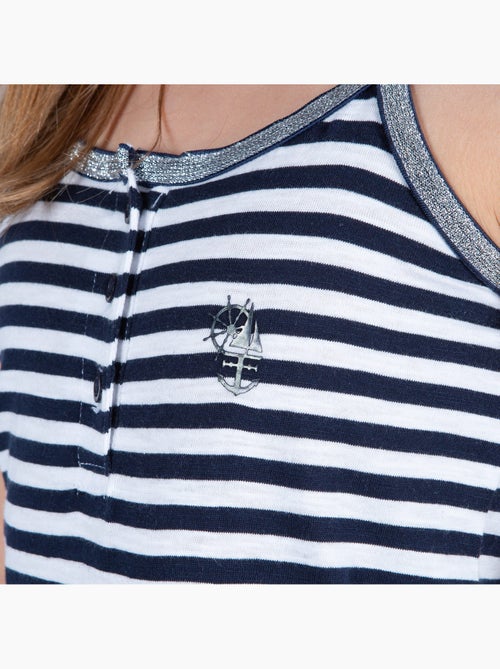 Combishort Enfant en coton léger 'Breizh Océan', Combishort fille sans manches - Kiabi Combishort Enfant en coton léger 'Breizh Océan', Combishort fille sans manches - Kiabi