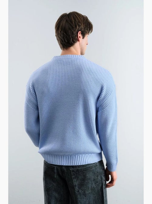 Comfort fit geribde trui met ronde hals giesto - Kiabi Comfort fit geribde trui met ronde hals giesto - Kiabi