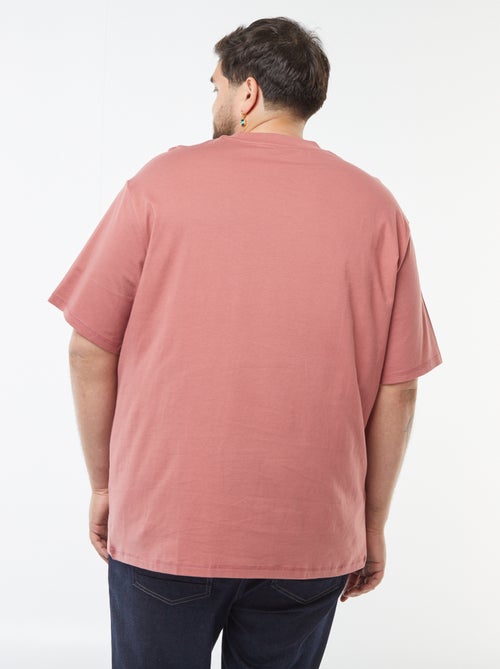 Comfort-fit katoenen T-shirt - Kiabi